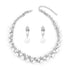 Baroque Alloy Necklace And Earrings Elegant Fashion All-match Bridal Formal Formal Dress Jewelry Suit
