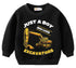 Boys Dinosaur Sweatshirt – Monster Truck Pullover