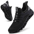 Sneakers for Men Slip on Fashion Casual Sport Running Tennis Athletic Walking Shoes Gym Runner Trail Shoes Non-Slip Jogging Shoe All Black Size 9