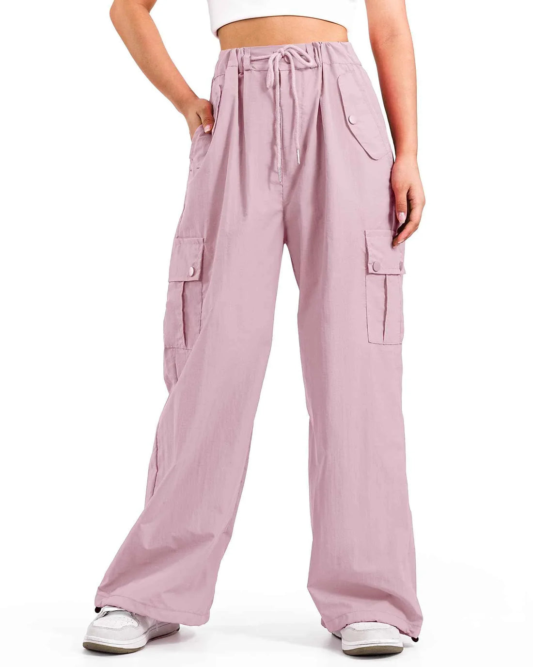 Girls Cargo Pants – Baggy Jogger Pants with Pockets | KEREDA